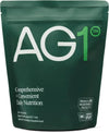 AG1 greens powder supplement with 75 vitamins, multivitamin, and probiotic for gut health support