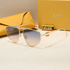 LOEWE Gold Frame Aviator Sunglasses