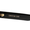 Black Square Sunglasses – Classic Luxury Frame with Gold Details