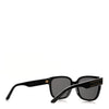 Black Square Sunglasses – Classic Luxury Frame with Gold Details