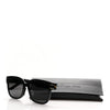 Black Square Sunglasses – Classic Luxury Frame with Gold Details