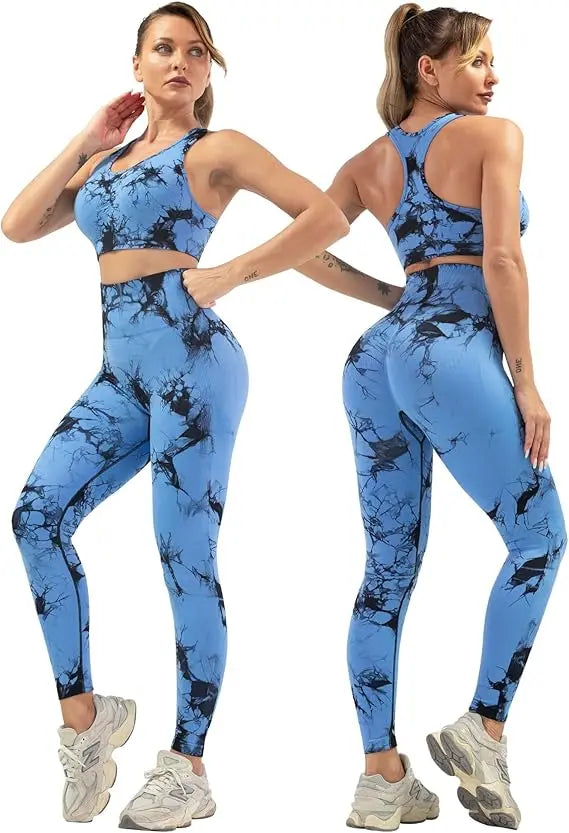 3 Piece Workout Sets for Women Butt Lifting Leggings with High Impact Sports Bra Gym Shorts THE EA STORE