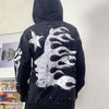 Hellstar Black Graphic Print Hoodie – "Faith to Paradise" Streetwear Pullover Sweatshirt