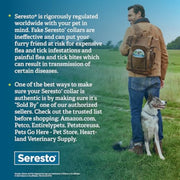 Seresto Small Dog Vet-Recommended Flea & Tick Treatment & Prevention Collar for Dogs Under 18 lbs. | 2 Pack