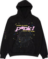 Black Sp5der hoodie featuring "Nevermind The Spider, Here's The Slime" design, authentic Young Thug streetwear pullover by THE EA STORE