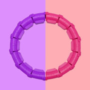 Massage hula hoop adjustable weighted for slimming and toning.