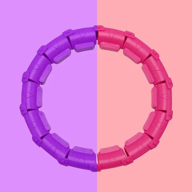 Massage hula hoop adjustable weighted for slimming and toning.