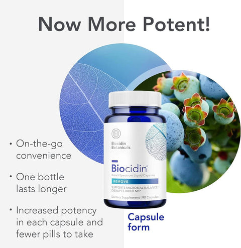 Biocidin Capsules - Gut Cleanse Process & Immune Support Supplement - 90 Caps