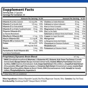 Dynamic brain Supplement fact