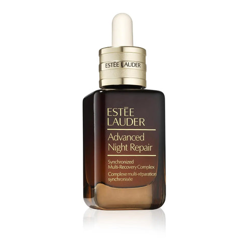 Estee Lauder Advanced Night Repair Synchronized Recovery Complex Serum targets wrinkles overnight. THe EA.