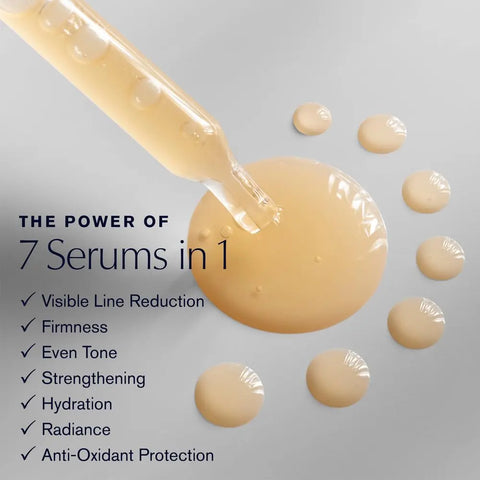 7 serum in 1. Estee Lauder Advanced Night Repair Synchronized Recovery Complex Serum delivers anti-aging results.