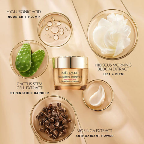 Estee Lauder Revitalizing Supreme+ Youth Power Soft Creme Moisturizer Ingredients.