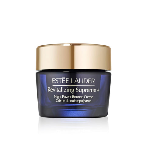 Estée lauder revitalizing supreme+ night creme peptide-rich age-defying night cream.