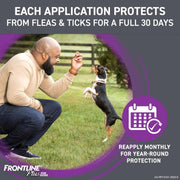 FRONTLINE Plus Flea and Tick Treatment for Small Dogs Upto 5 to 22 lbs & 45 to 88 with 6 Treatments THE EA STORE
