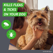 Frontline Plus Flea & Tick Treatment for Dogs stops insect growth for lasting flea tick lice control.