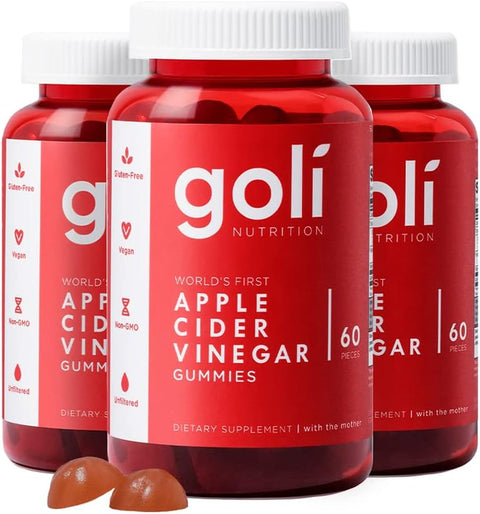 Pure Organic Apple Cider Vinegar Gummies ACV+ B9 B12 Non-GMO.