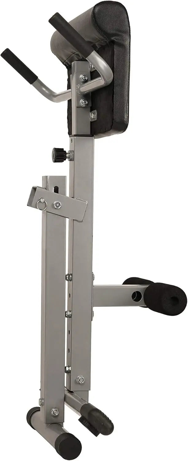 Hyperextension Roman Chair with adjustable angles for lower back and glute ham developer workouts.