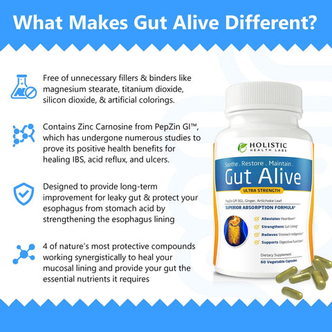 Holistic Health Labs Gut Alive supplement 
