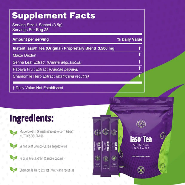 laso tea supplement facts
