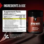 Nitro Wood Supplement fact