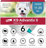 K9 Advantix II Flea and Tick Prevention for Dogs Vet Recommended.