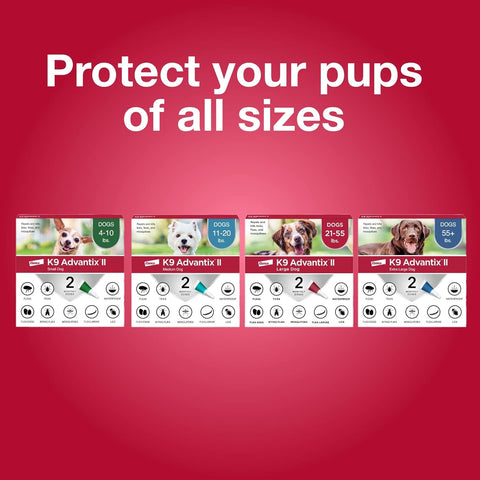 K9 Advantix Medium Dog Protect All Your Pups Size
