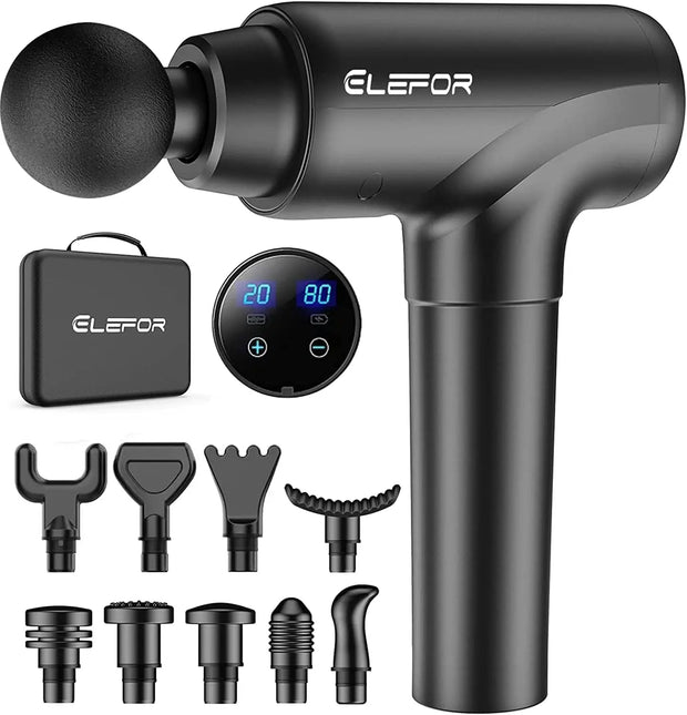 Massage Gun Deep Tissue,Percussion  (Matte Black) E.A