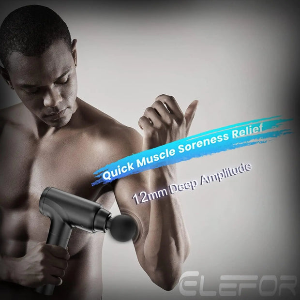 Massage Gun Deep Tissue,Percussion  (Matte Black) E.A