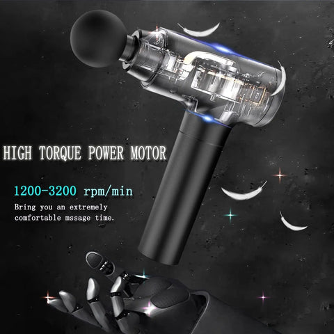 Massage Gun Deep Tissue,Percussion  (Matte Black) E.A