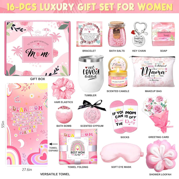 mother day basket 16 pcs