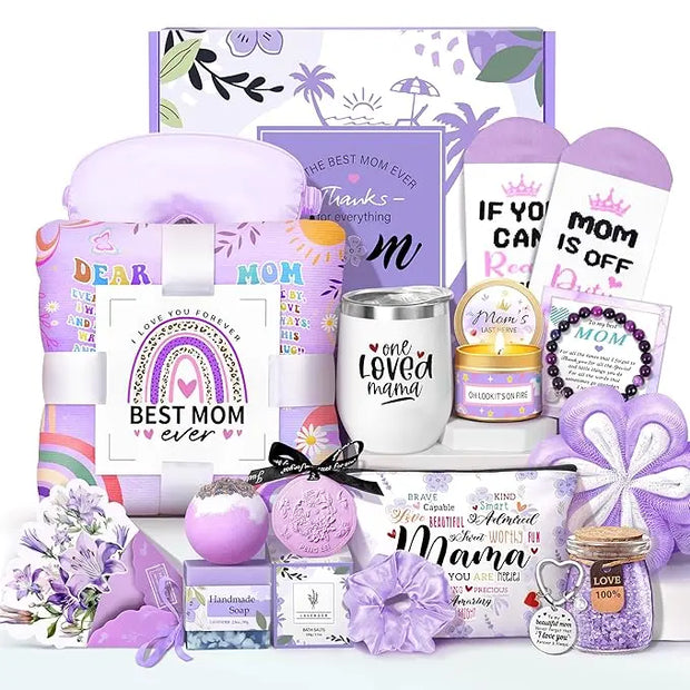 mother day basket purple