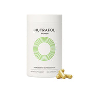 Reduce hair shedding with Nutrafol Hair Vitamins for Women for thicker stronger visibly fuller hair.