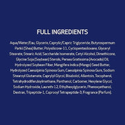 List of full ingredients 