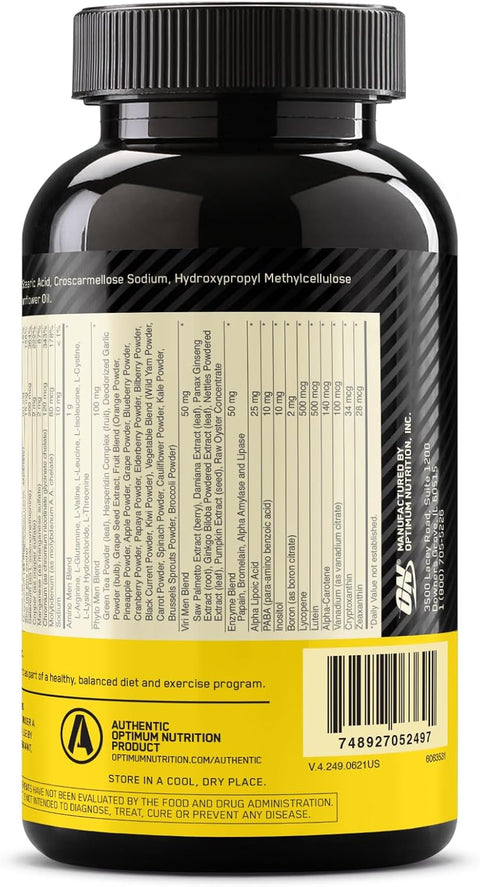 Optimum Nutrition bottle.