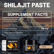shilajit supplement facts