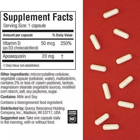 PrevagenExtraStrengthSupplementsfacts