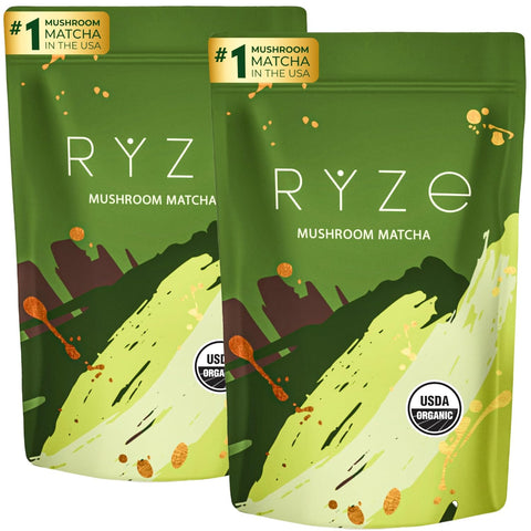 Ryze Mushroom Matcha pack of 2.
