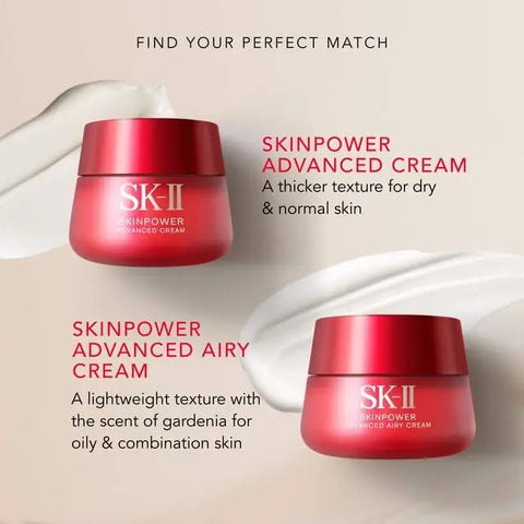 SK-II SKINPOWER Airy Face Cream – Anti-Aging Moisturizer for Firmness & Elasticity (2.7 oz) (Japanese version) THE EA STORE