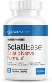Sciatic Nerve Health Support Supplement - Nerve Support Formula with AlphaPalm, Pea, Vitamin B Complex, Alpha Lipoic Acid 300mg - 120 Capsules THE EA STORE
