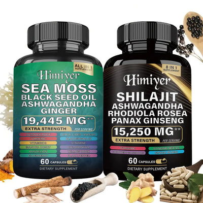 Sea Moss × Shilajit Superblend – Organic Immunity & Energy Booster** E.A