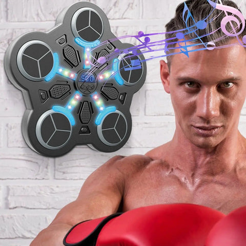 Smart Boxing Trainer. Wall Mounted Music Punching machine. The EA