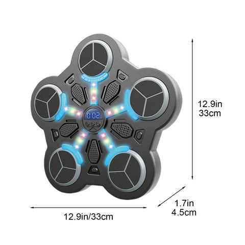 Smart Music Boxing Machine Size dimensions.
