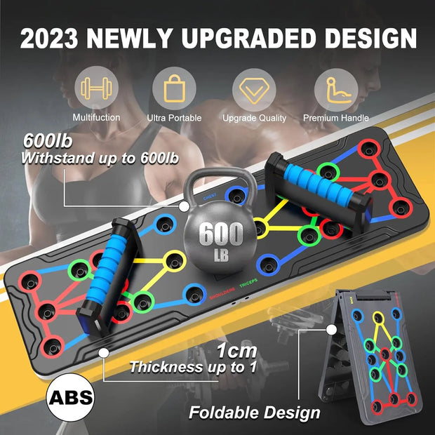 Solid Push Up Board 15 in 1 Home Workout E.A