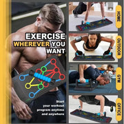 Solid Push Up Board 15 in 1 Home Workout E.A