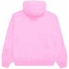 Pink Sp5der Web Hoodie by THE EA STORE featuring a spider web design, authentic Young Thug streetwear pullover, front view.