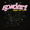 Black Sp5der Punk Slime Hoodie by THE EA STORE featuring a bold Sp5der Essential design on a pullover hoodie.