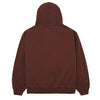 Brown and pink Sp5der Web hoodie featuring streetwear style and bold graphic design, by THE EA STORE's Sp5der Essential collection.