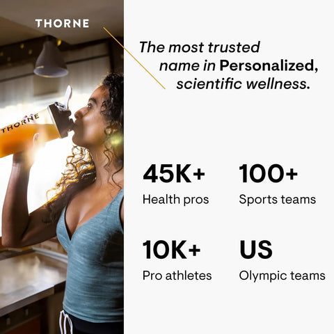 Thorne’s promise – the most trusted name in personalized scientific wellness