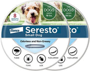 Two packages of Seresto for small dogs