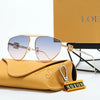 LOEWE Gold Frame Aviator Sunglasses